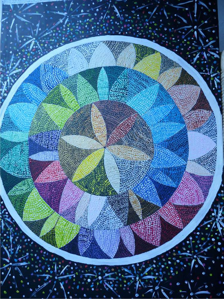 La lumiere de joie en couleurs