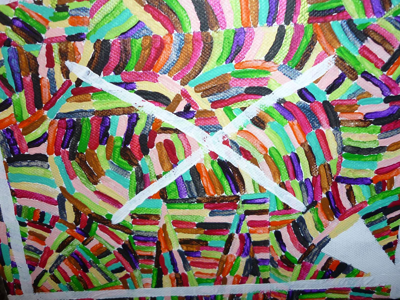 C'est facile pour moi de faire une peinture pareil, tout est dans ma tête
