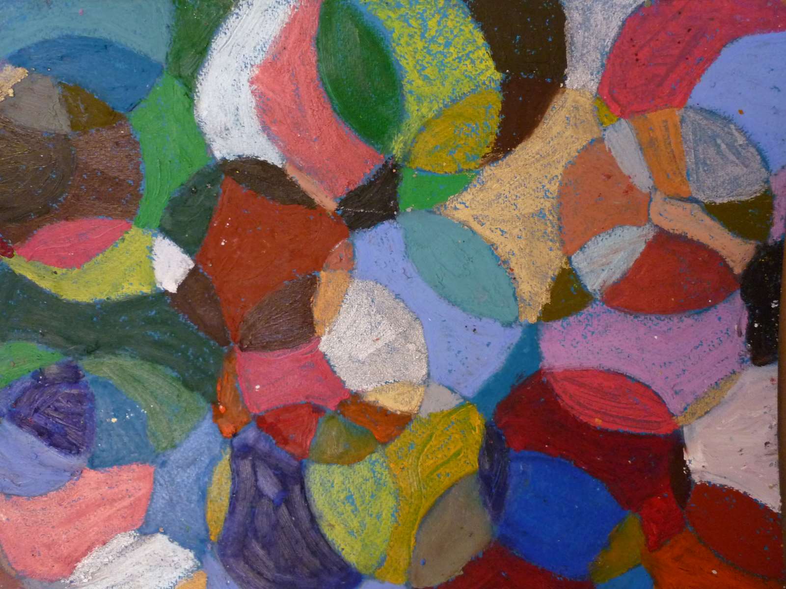 Achalandage de formes colorées