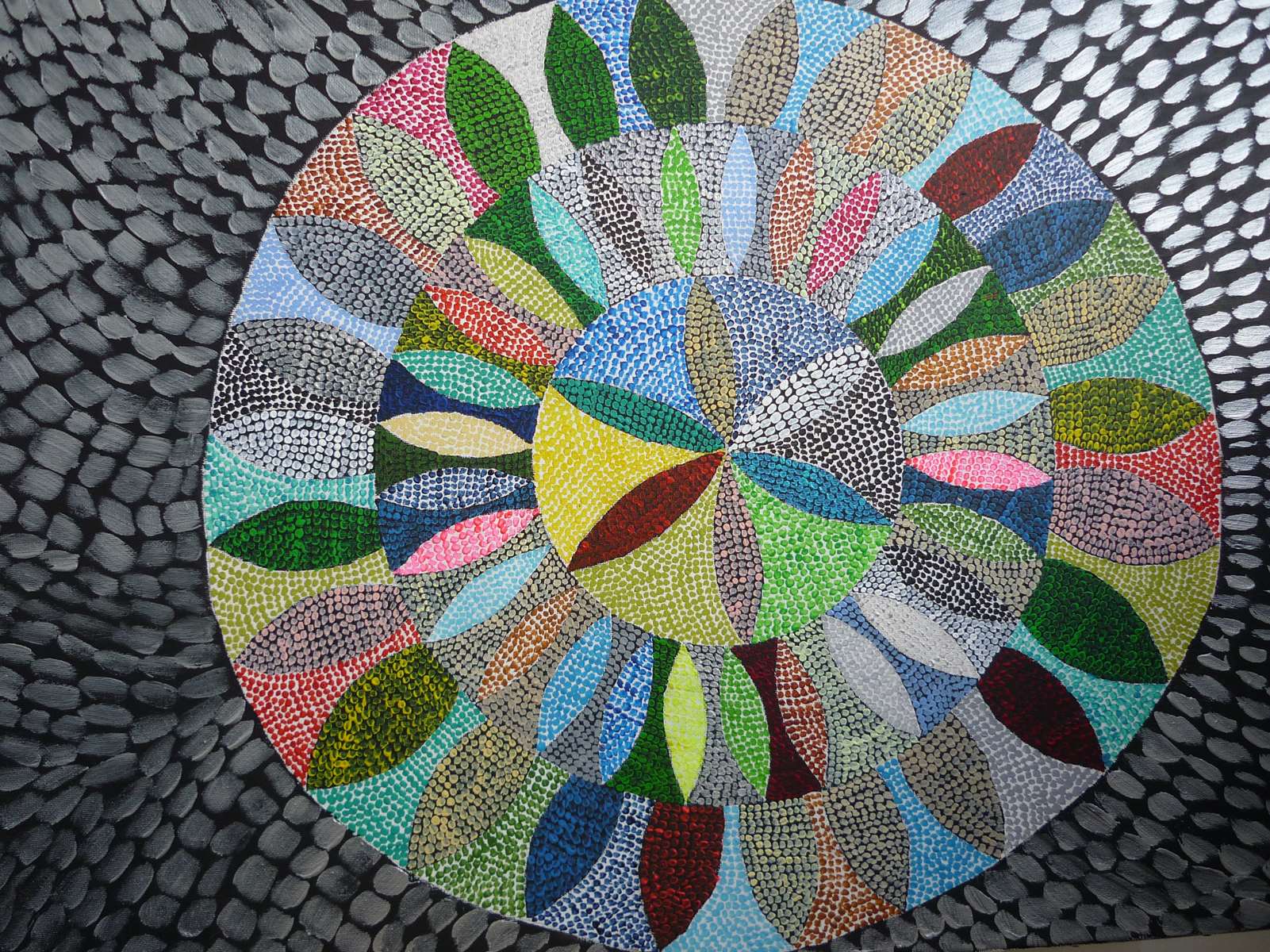 La rosace pête de couleurs