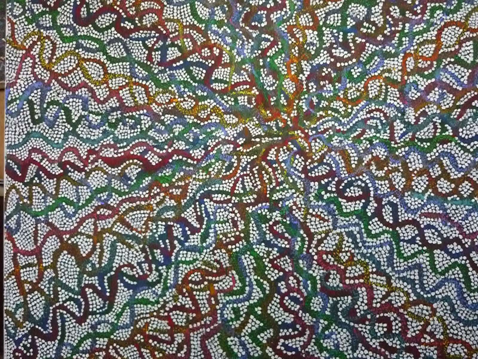 Grand enchevêtrement de couleurs