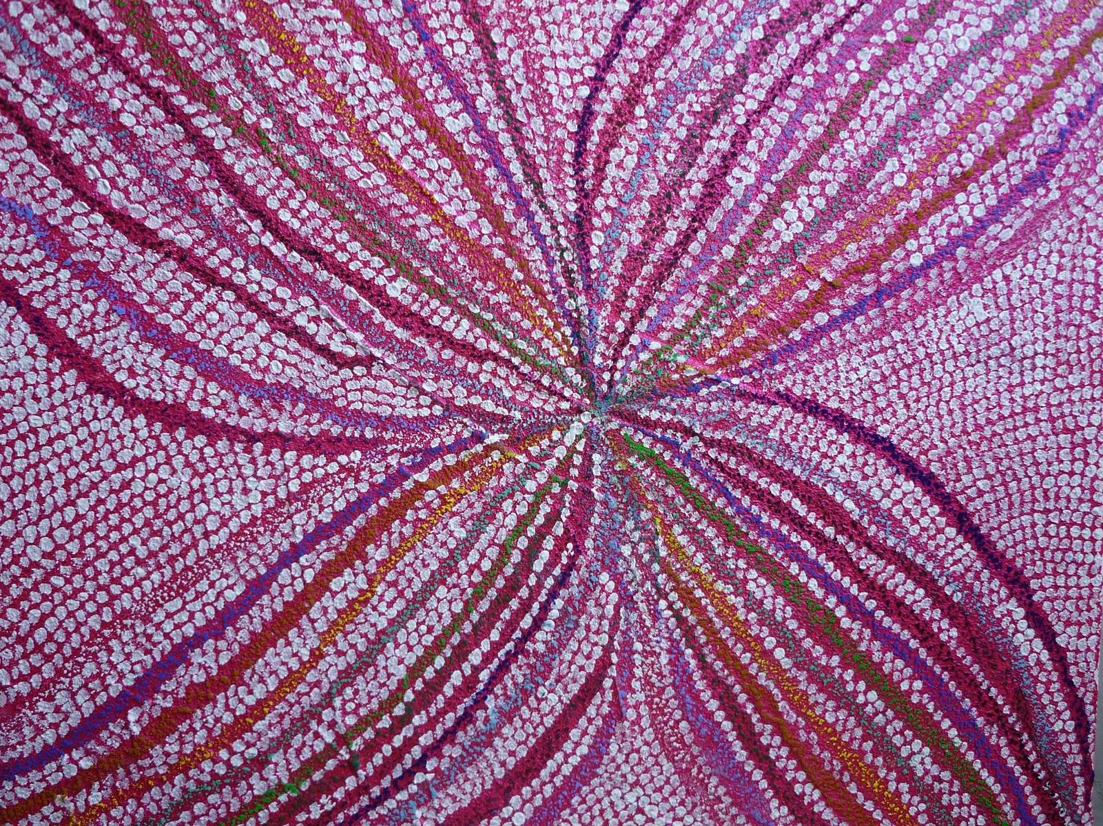 Etude sur le rouge iridescent