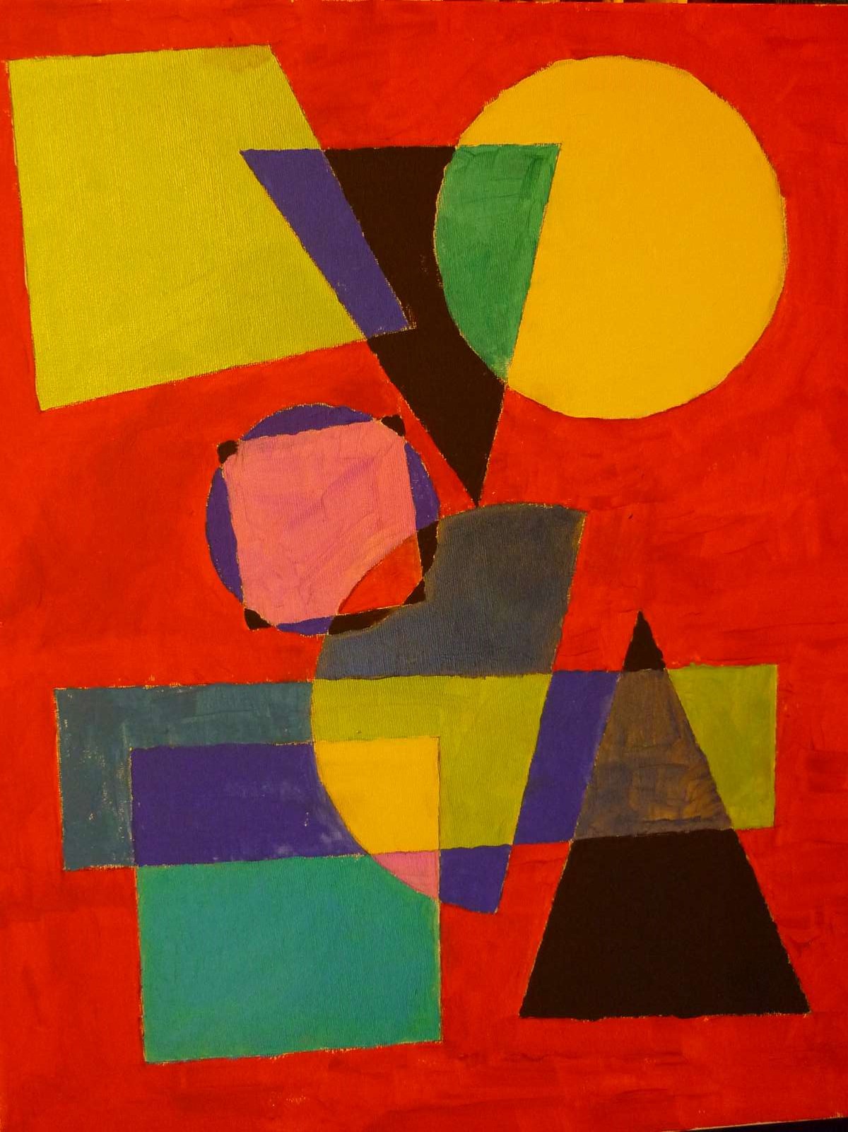 Je viens au bout de près de 500 peintures de changer de style