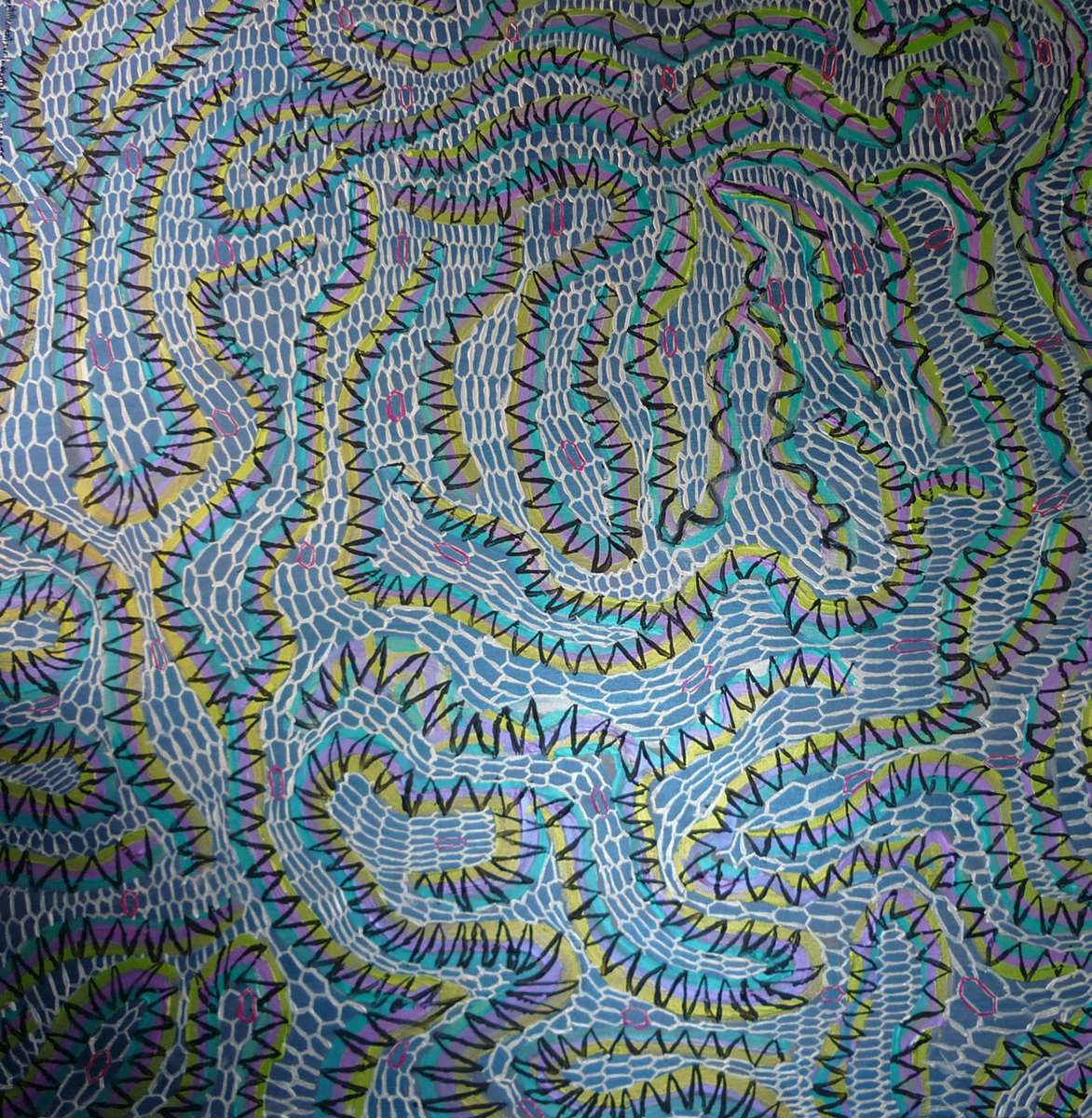 Le frétillement sur la dentelle