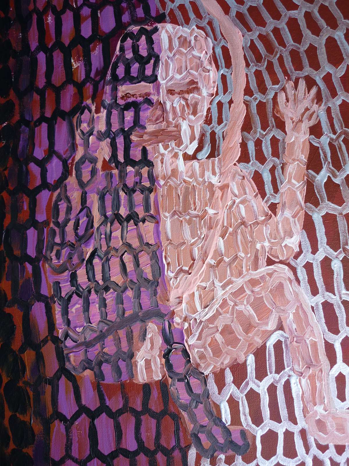 Foetus entre ombre et lumière