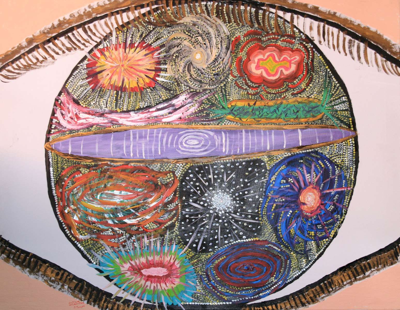 Voilà mon oeil gauche