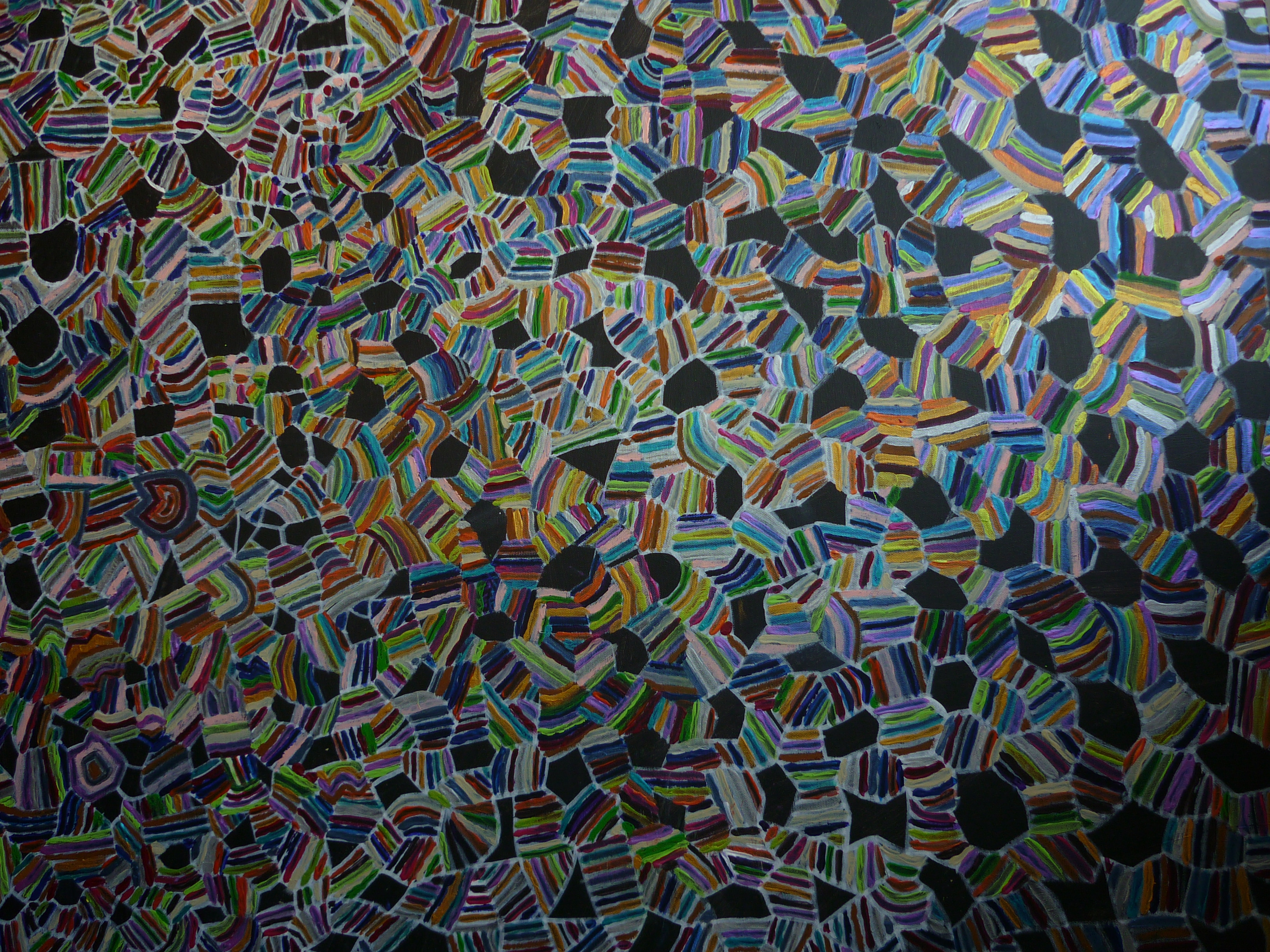 Structure complexe de couleurs