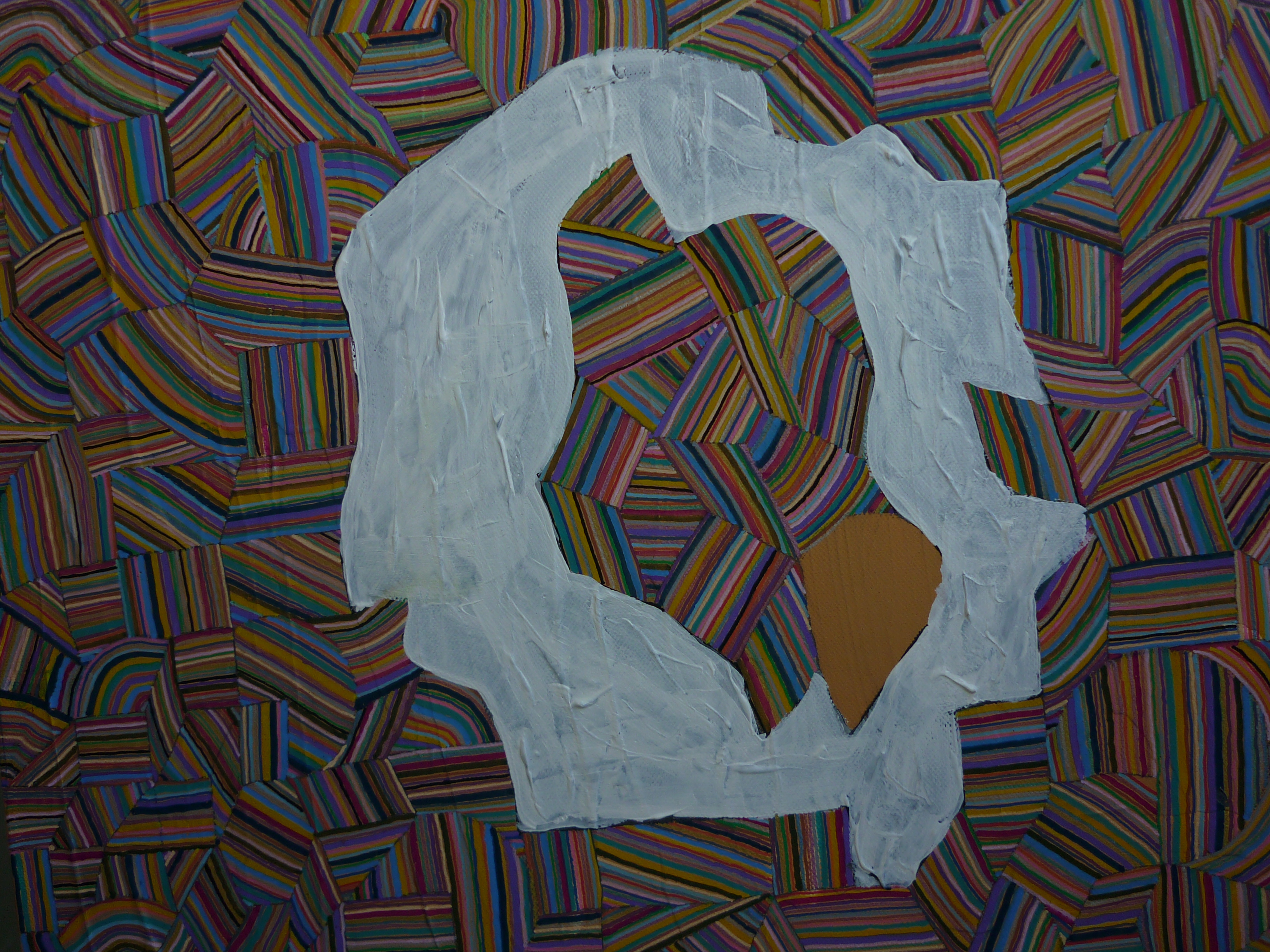 Improvisation de couleurs avec épisode blanc